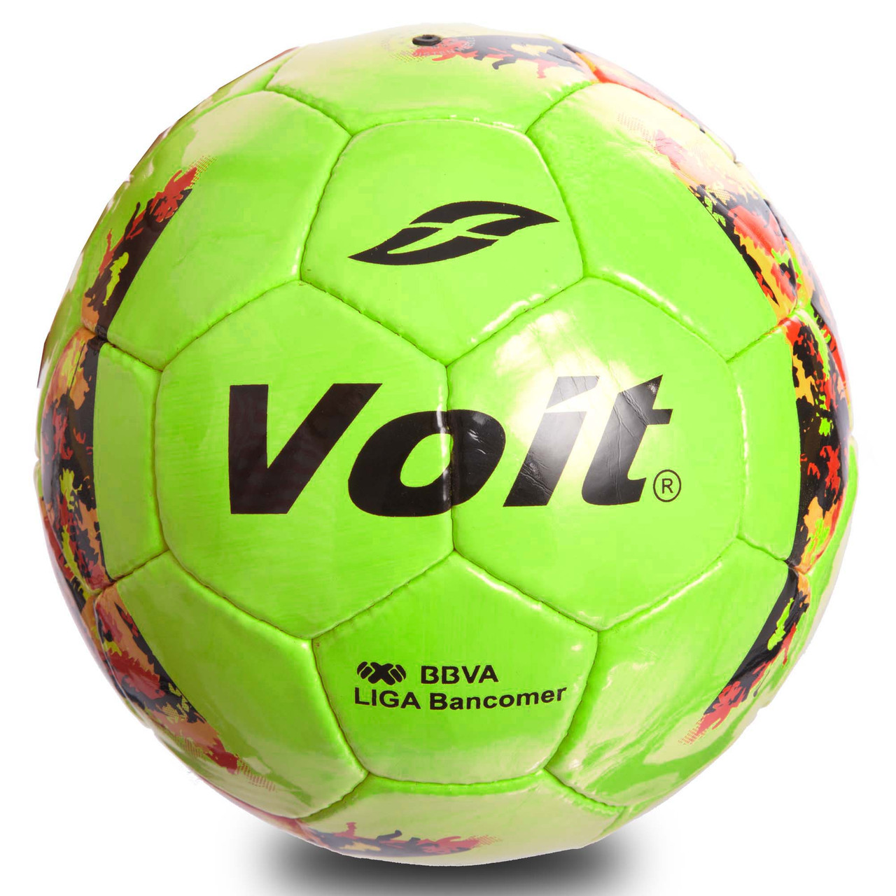 

Мяч футбольный ламинированный Voit Pro Liga №5 0717 Green-Red-Black