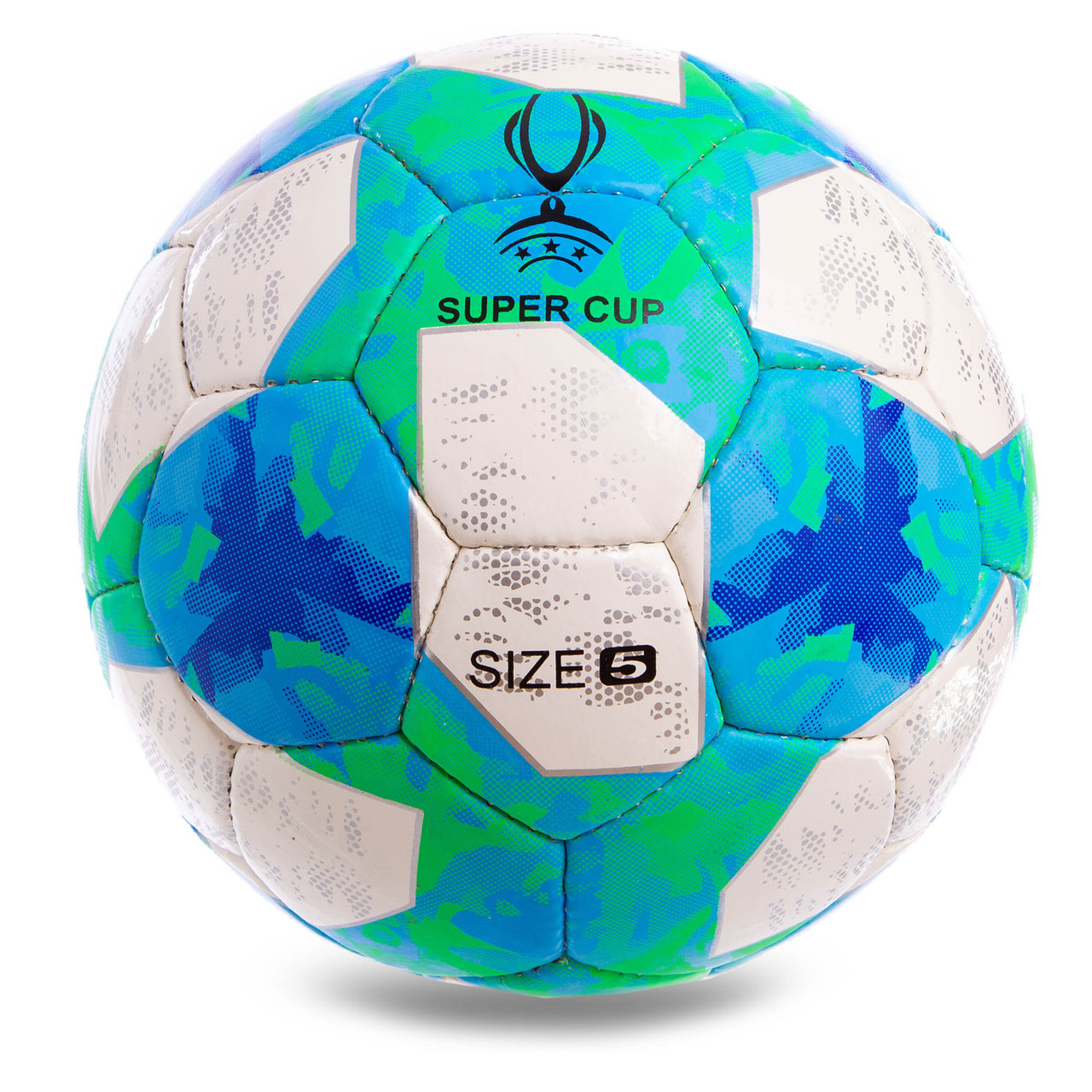 

Мяч футбольный Profi Grippy Pro Liga №5 UEFA SUPER CUP 2019 FB-2133 White-Blue-Green