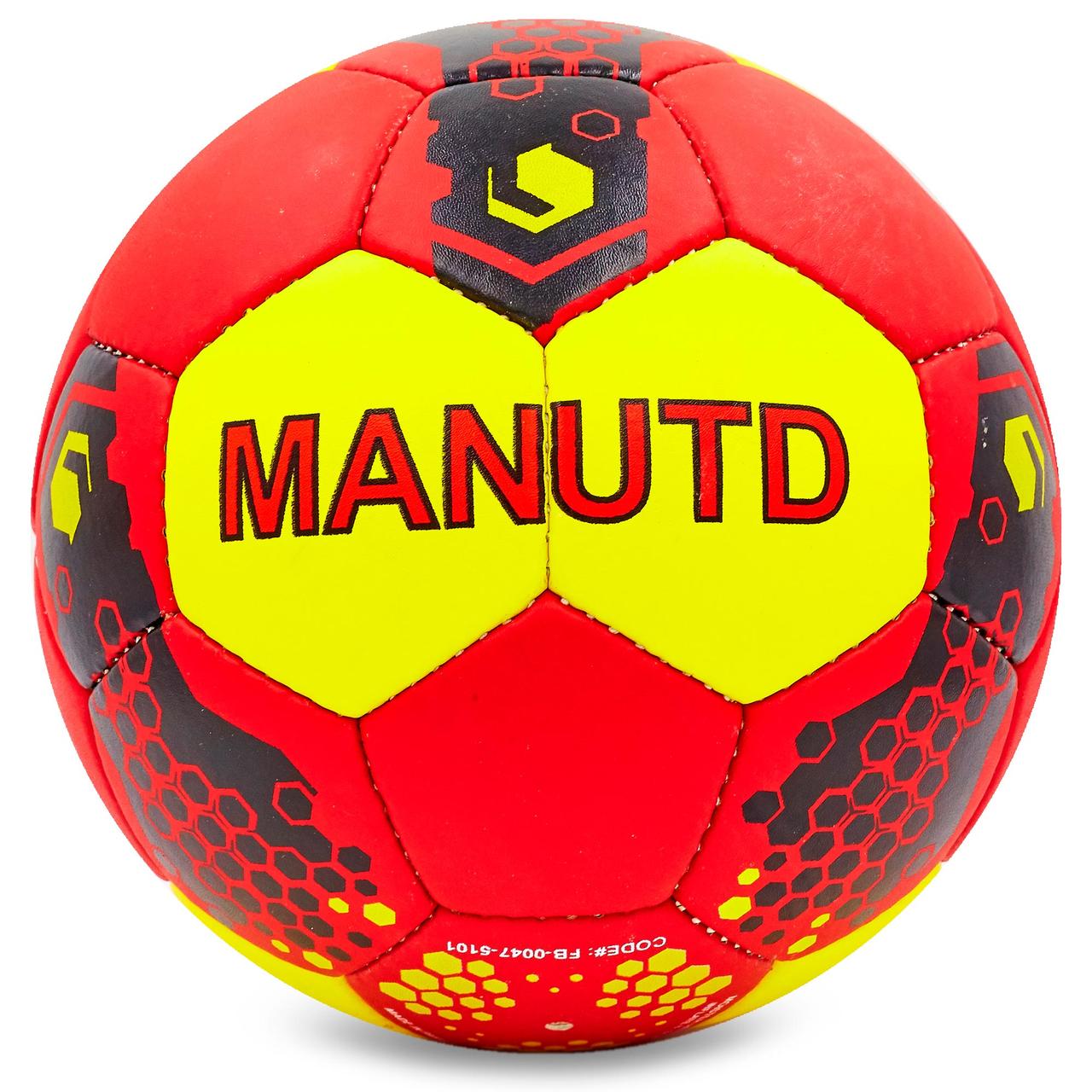 

Мяч футбольный Profi Grippy Pro Liga №5 Manchester United FC 5101 Yellow-Red-Black