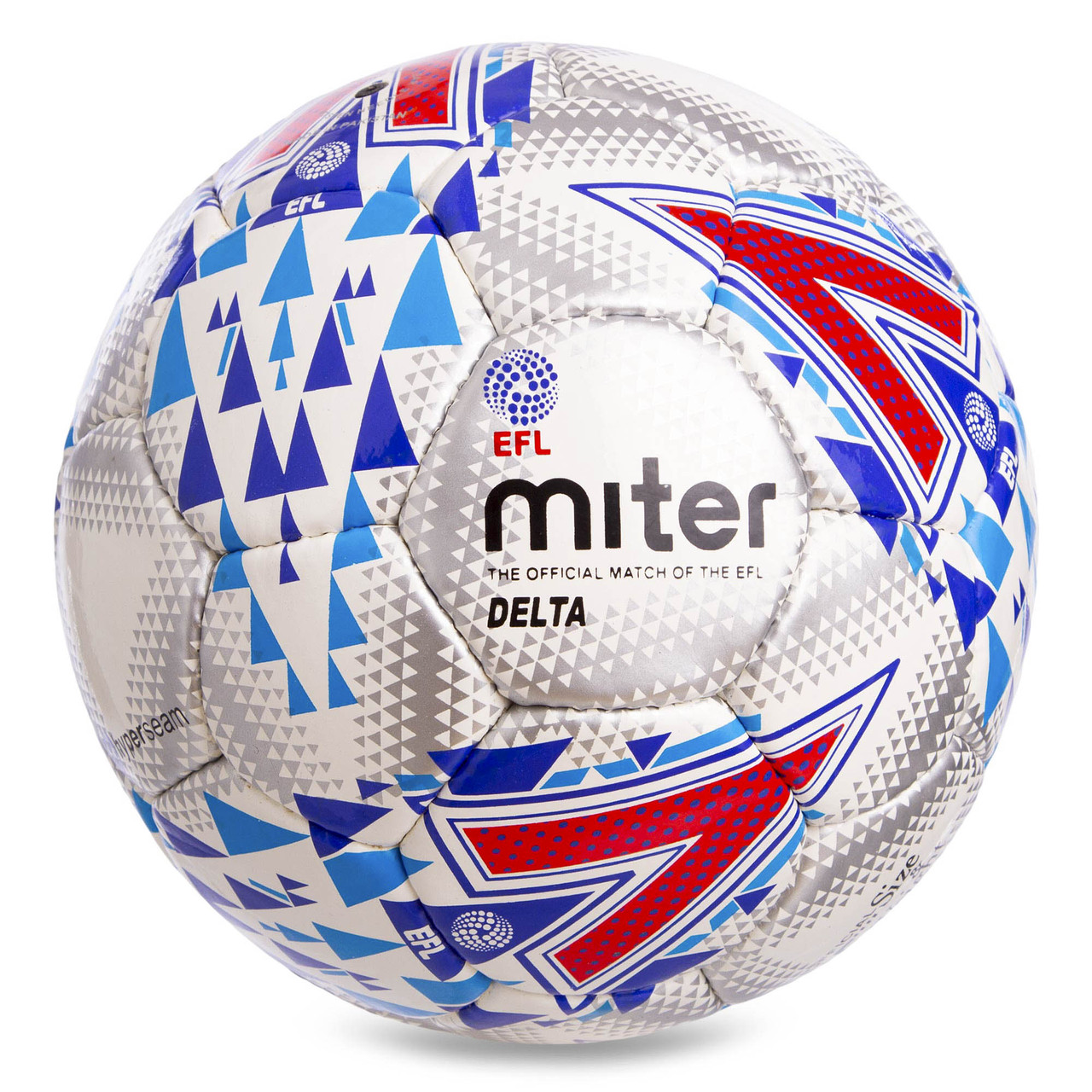 

Мяч футбольный MITER Pro Liga №5 DELTA FB-2156 White-Blue-Red