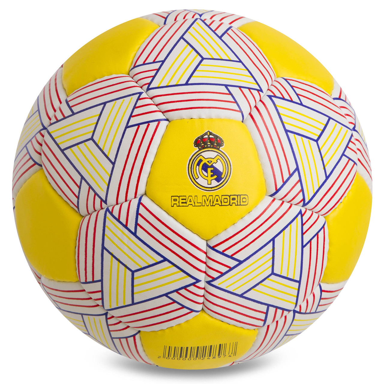 

Мяч футбольный Profi Grippy Pro Liga №5 Real Madrid Реал Мадрид FC 0694 Yellow-Blue-Red