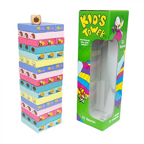 

Настольная игра "Kid's Tower" укр STRATEG (30863)