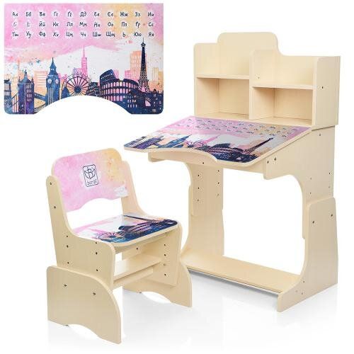 

Парта Bambi Достопримечательности Светлый Венге (B 2071-39-4)