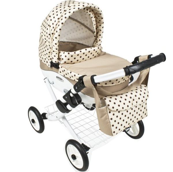 

Коляска для кукол Adbor Lily K-10 Beige Pea