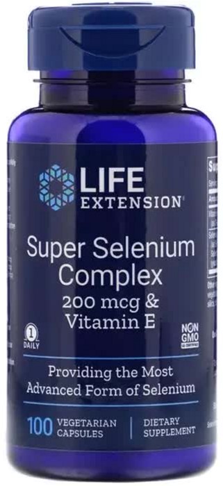 

Супер Комплекс Селен, Super Selenium, Life Extension, 100 Вегетарианских Капсул (737870177814)