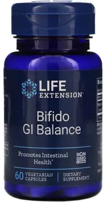 

Пробиотики, Bifido GI Balance, Life Extension, 60 вегетарианских капсул (737870162261)