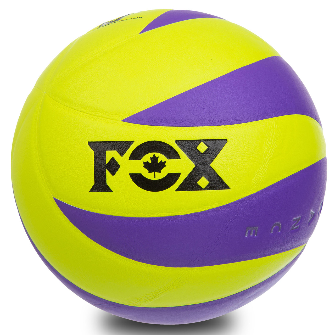 

Мяч волейбольный клееный Fox Pro Liga V8007 размер №5 салатовый-фиолетовый