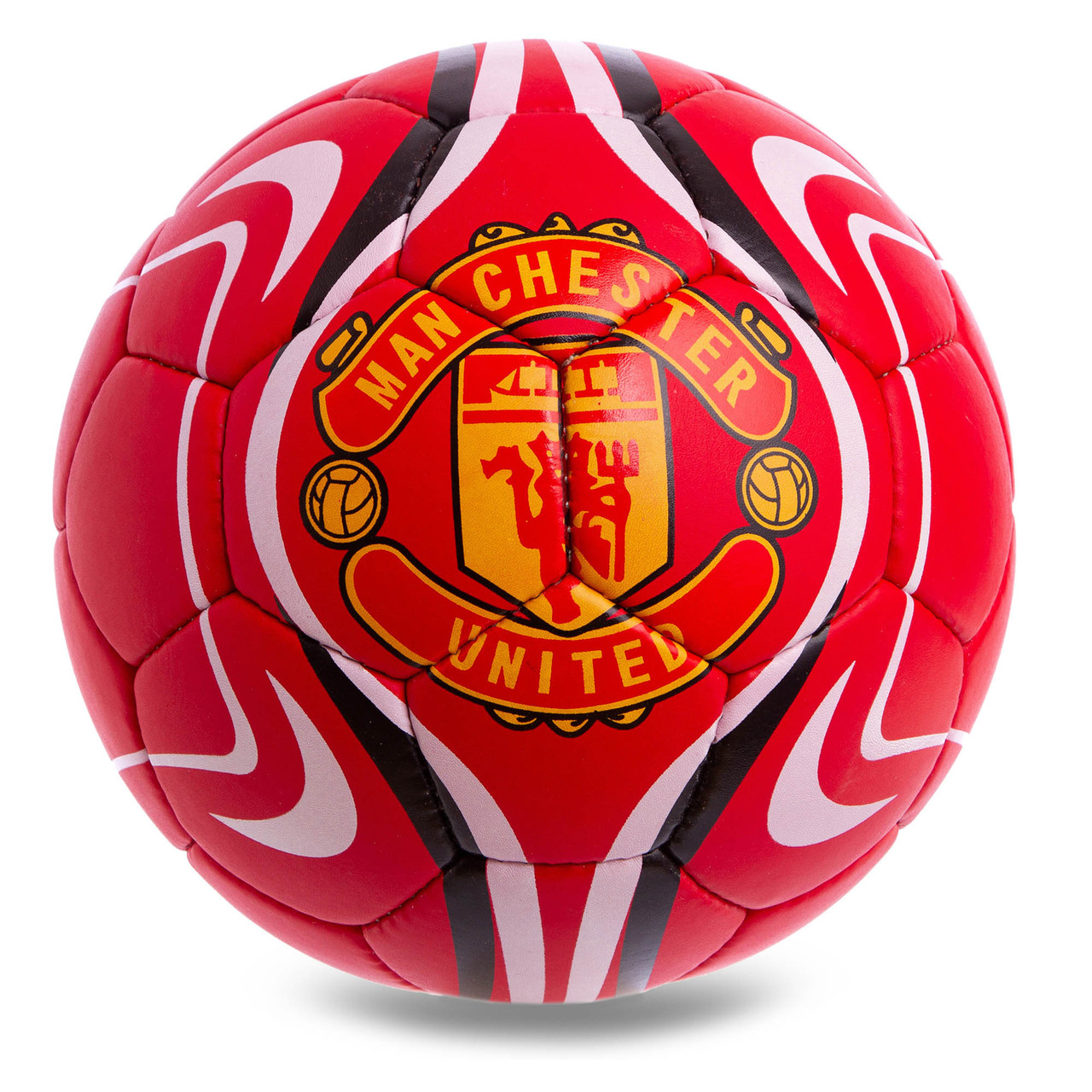 

Мяч футбольный Profi Grippy Pro Liga №5 Manchester United Манчестер Юнайтед FB-0621 Red-Black-White