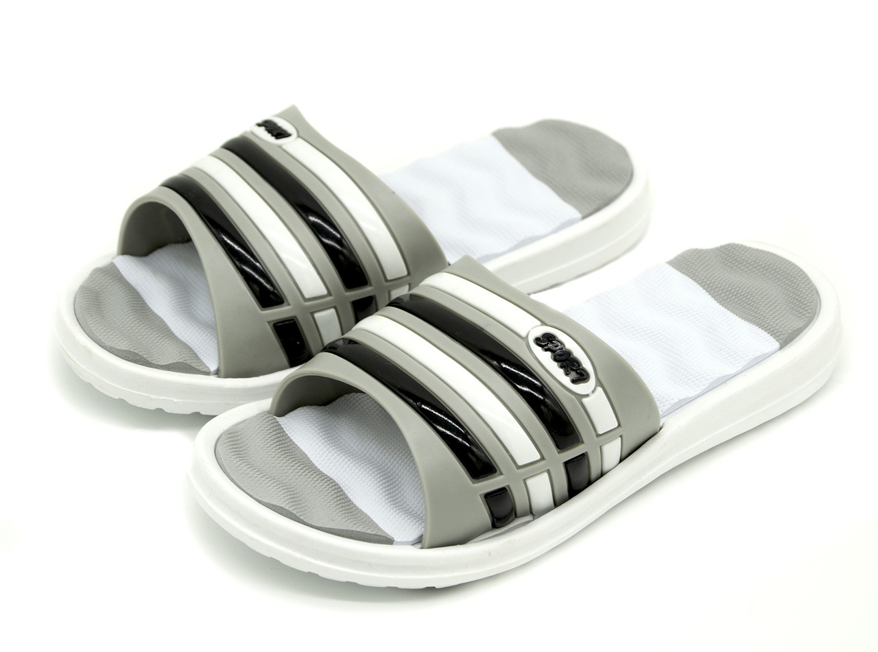 

Шлепанцы Elmob 45 (28 см) Серо-белый (KS3 grey-white 45 (28 см))