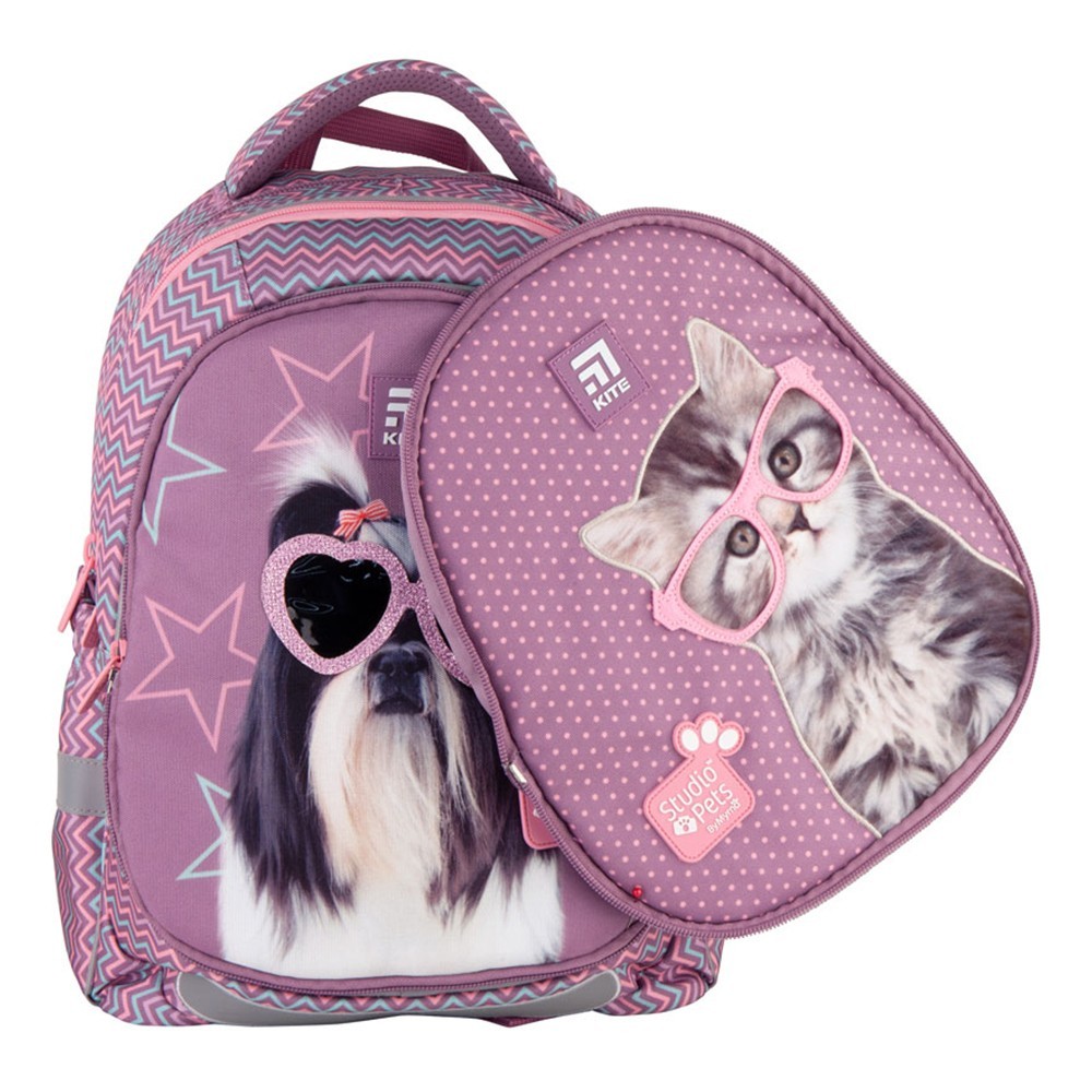 

Рюкзак Kite Education с ортопедической спинкой, со сменной панелью 38x28x16 см 18 л Сиреневый (SP21-700M(2p)) (990920)