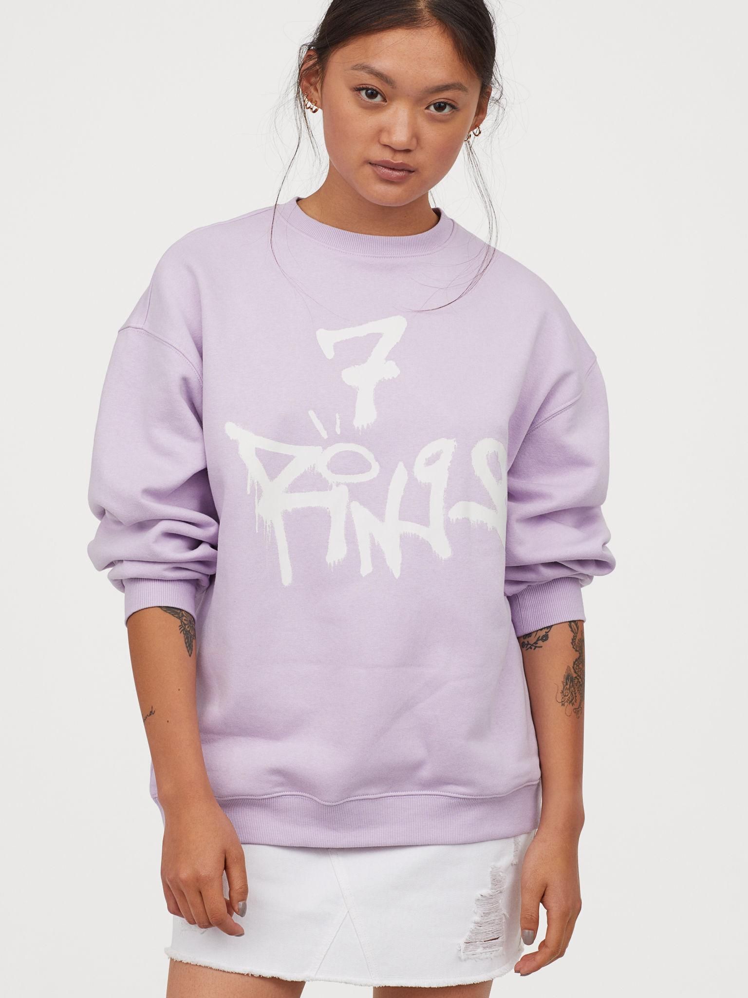 

Свитшот H&M 8014880-AAIQ L Сиреневый