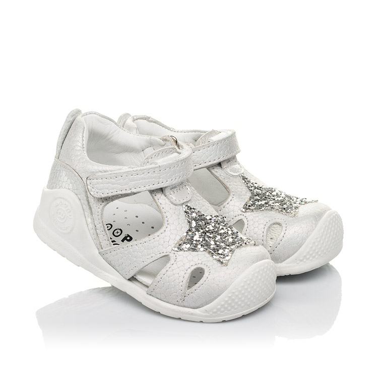 

Закрытые босоножки Woopy Fashion 19 серебряный (8182)