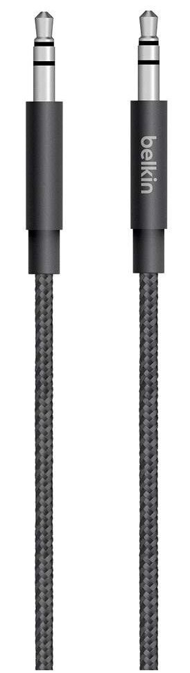 

Кабель Belkin jack 3.5mm - jack 3.5mm Premium 1.2 m Black (AV10164BT04-BLK)