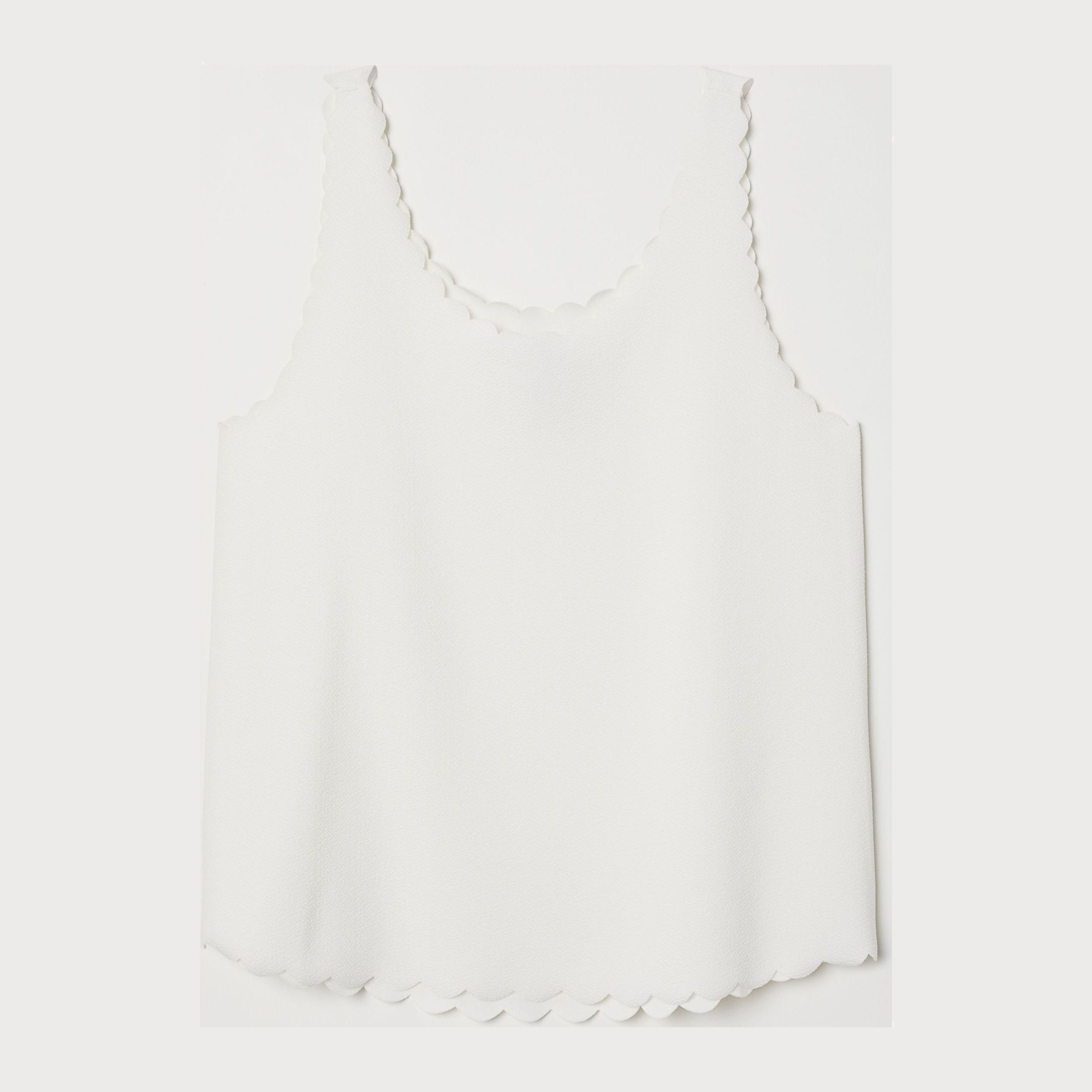 

Топ H&M 6323628-ACTS XL Белый
