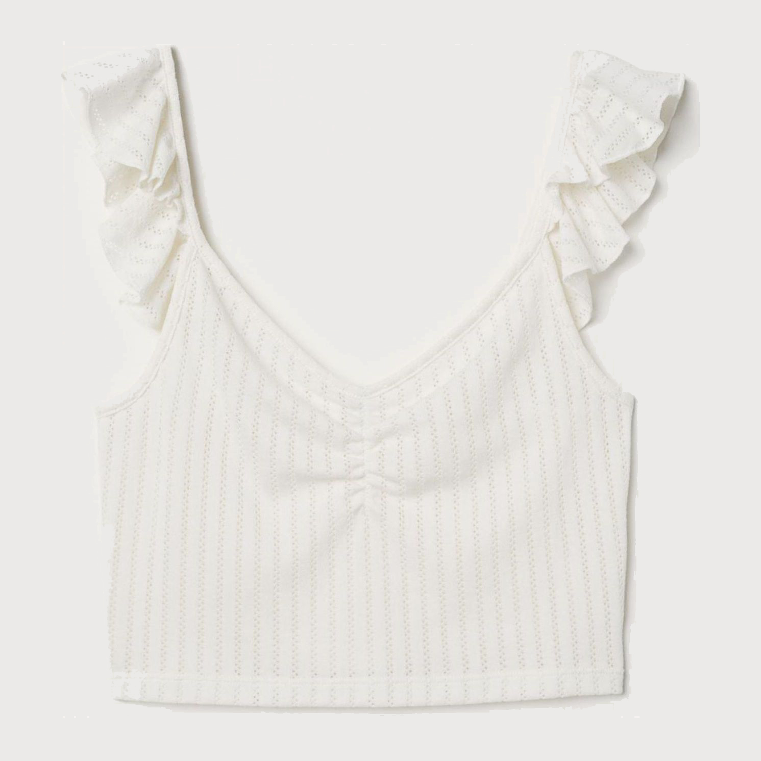 

Топ H&M 6458888-ABAK S Молочный