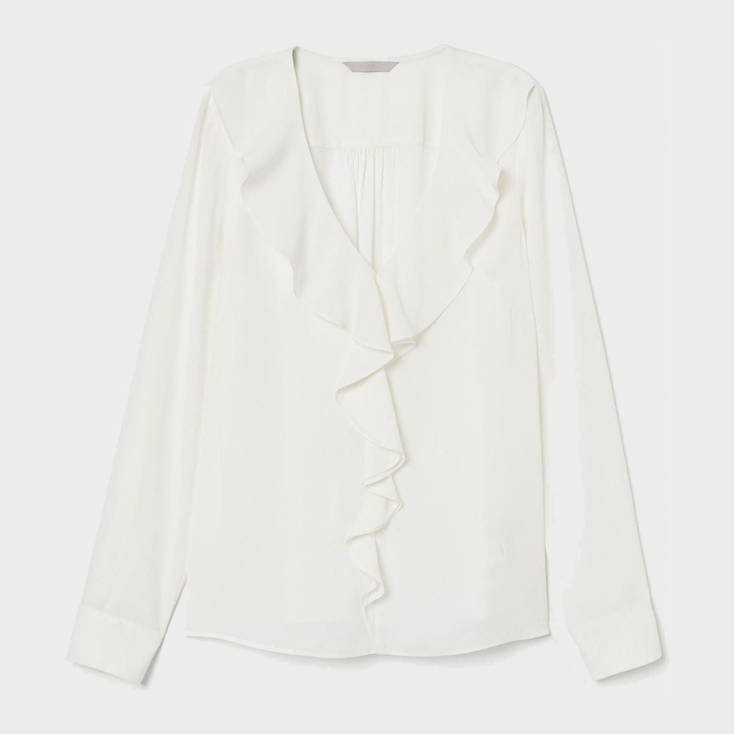 

Блузка H&M 7842290-ACTS 32 Белая