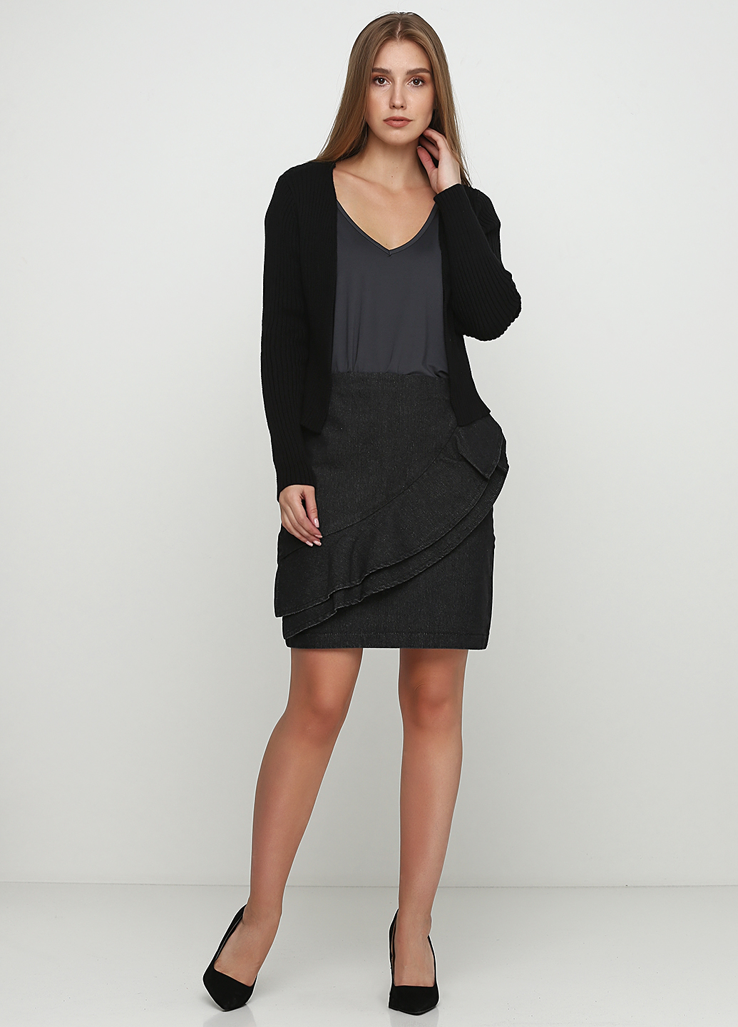 

Юбка boohoo  Серый BQ1038727_02, Юбка boohoo 36 Серый BQ1038727_02