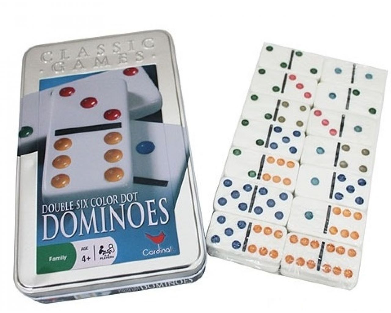 

Домино в металлической коробке №5010F-2