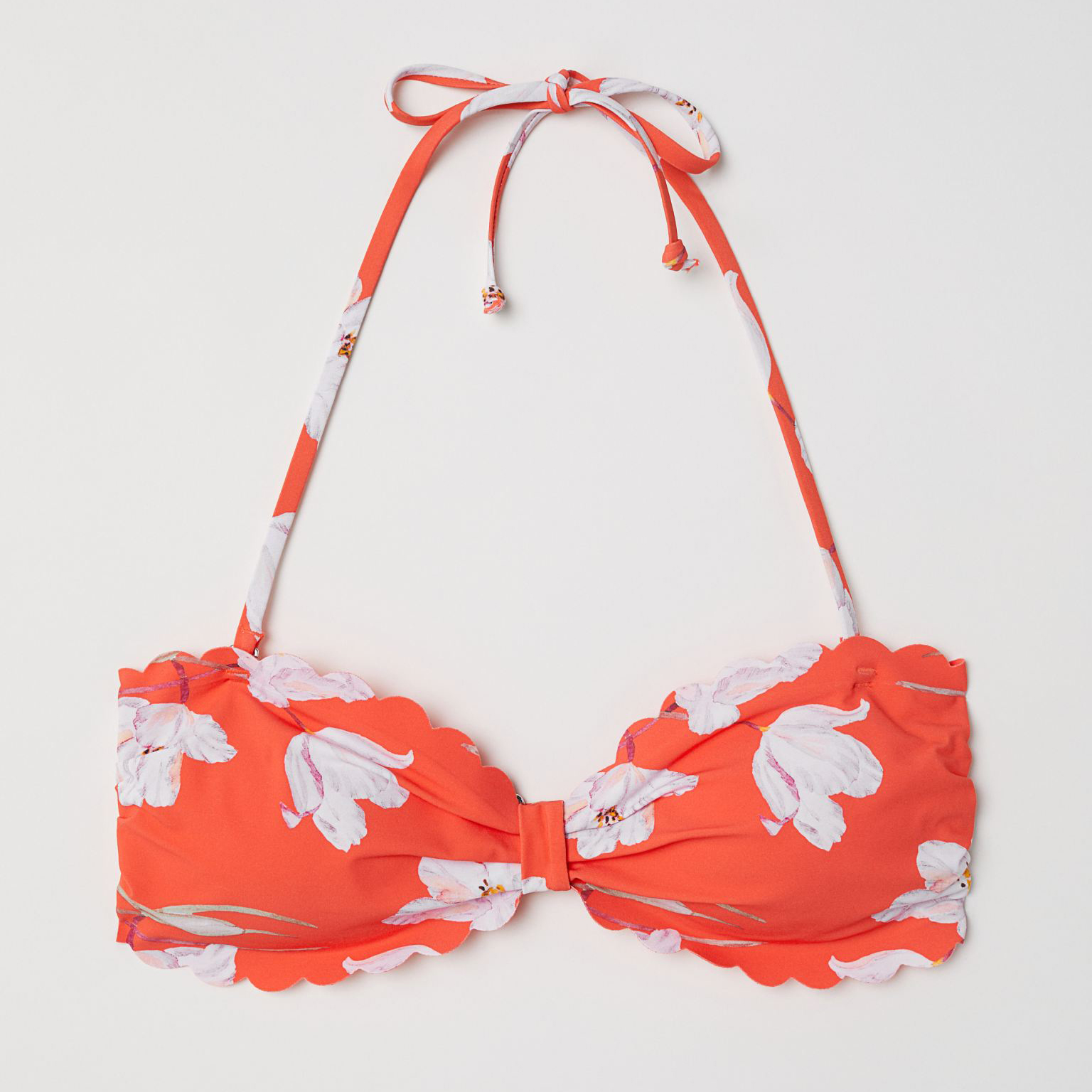 

Верхняя часть купальника H&M 6322907sm 32 Коралловая цветы
