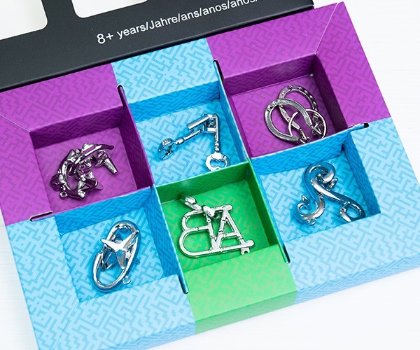 

Набор металлических головоломок Wisdom Toys 6 шт.