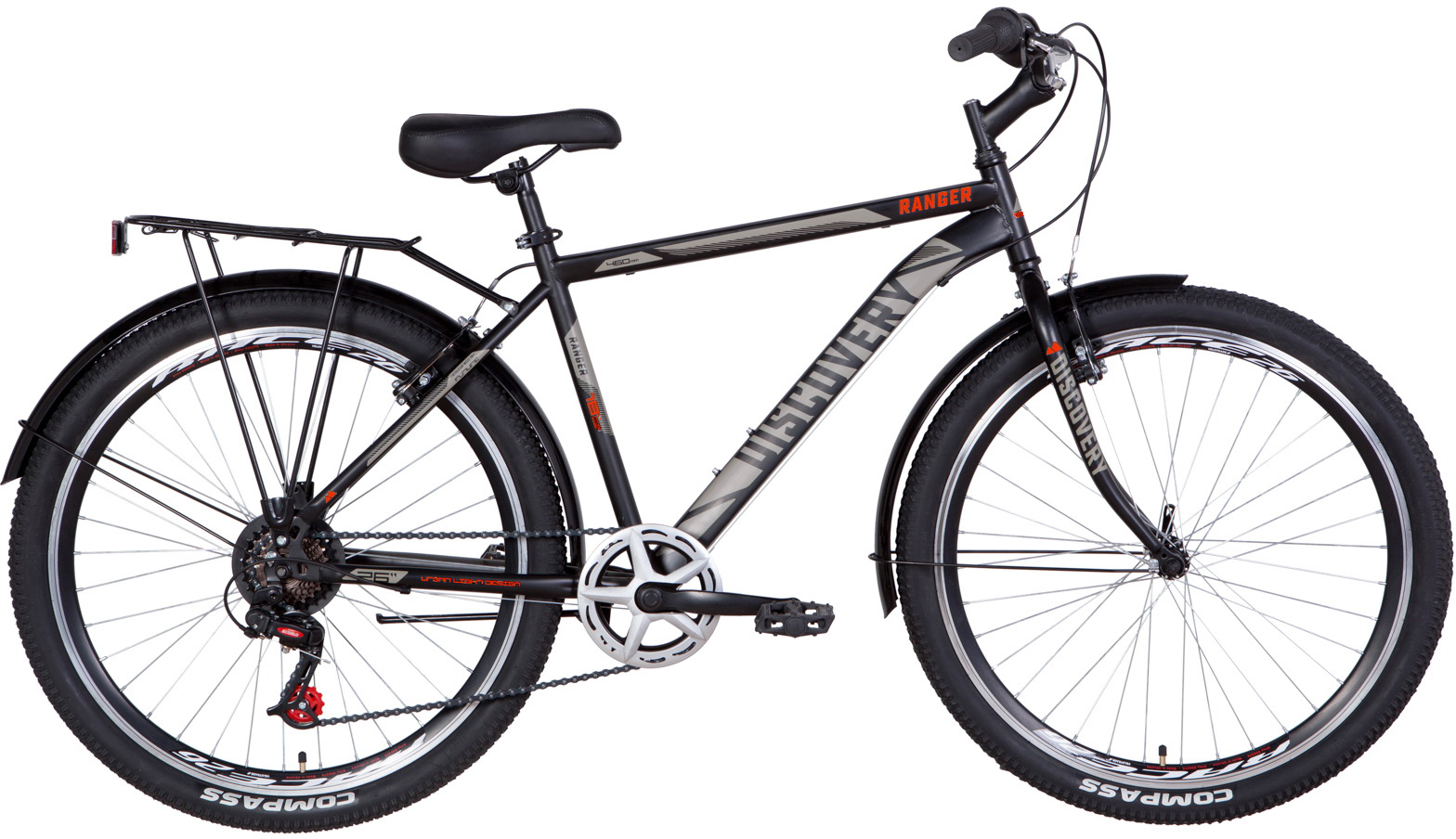 

Велосипед Discovery RANGER 26" 18" 2021 Черно-оранжевый (RET-DIS-26-072)