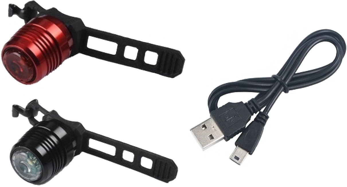 

Комплект фонарей Jing Yi JY-3006U USB Силиконовый (04613)