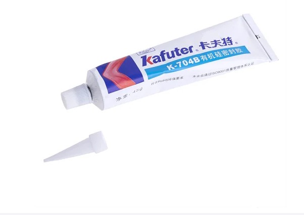 

Клей герметик Kafuter K-704B белый [45г]