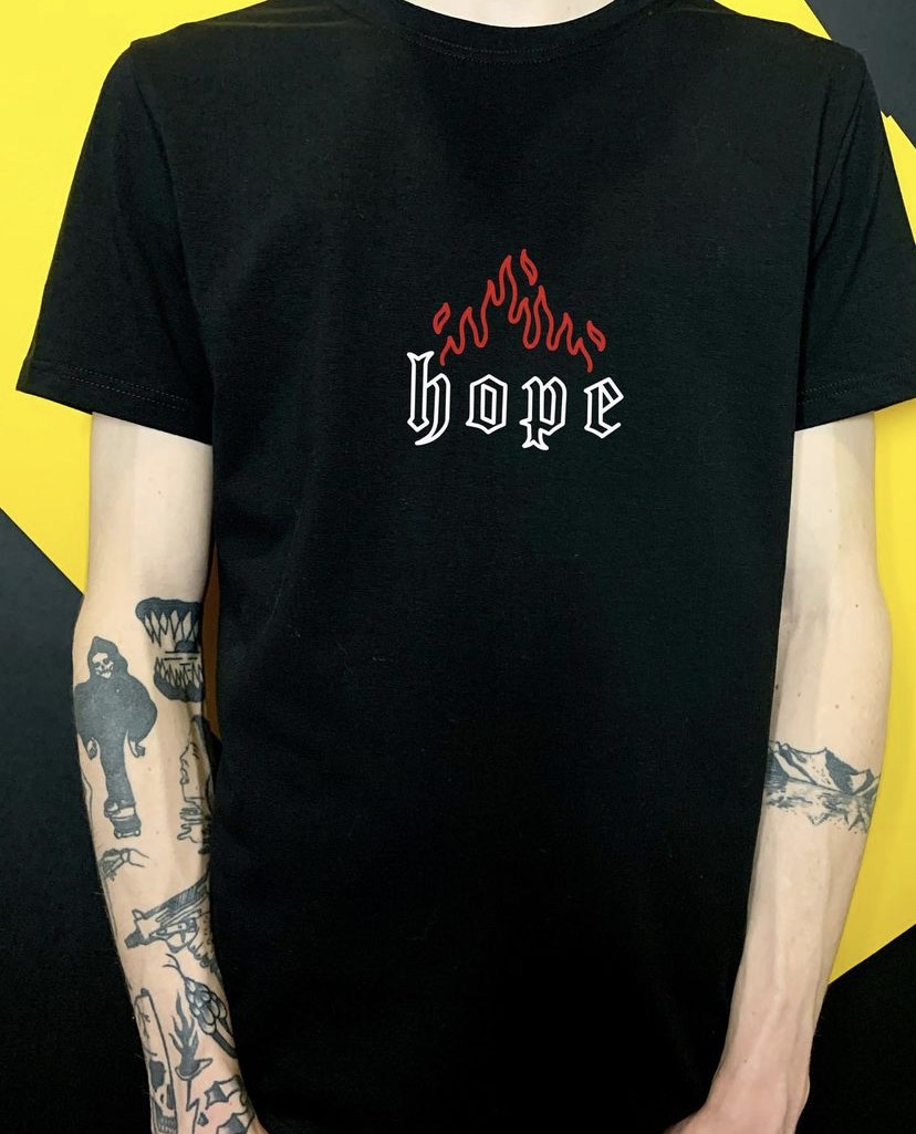 

Футболка Cyeta "hope" Черная M
