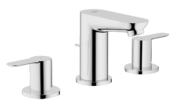 

Смеситель для умывальника Grohe BauEdge 20197000 на 3 отверстия (хром)