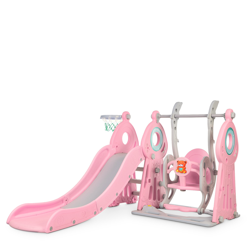 

Горка-качель Bambi WM19011-8 Grey-Pink (WM19011)