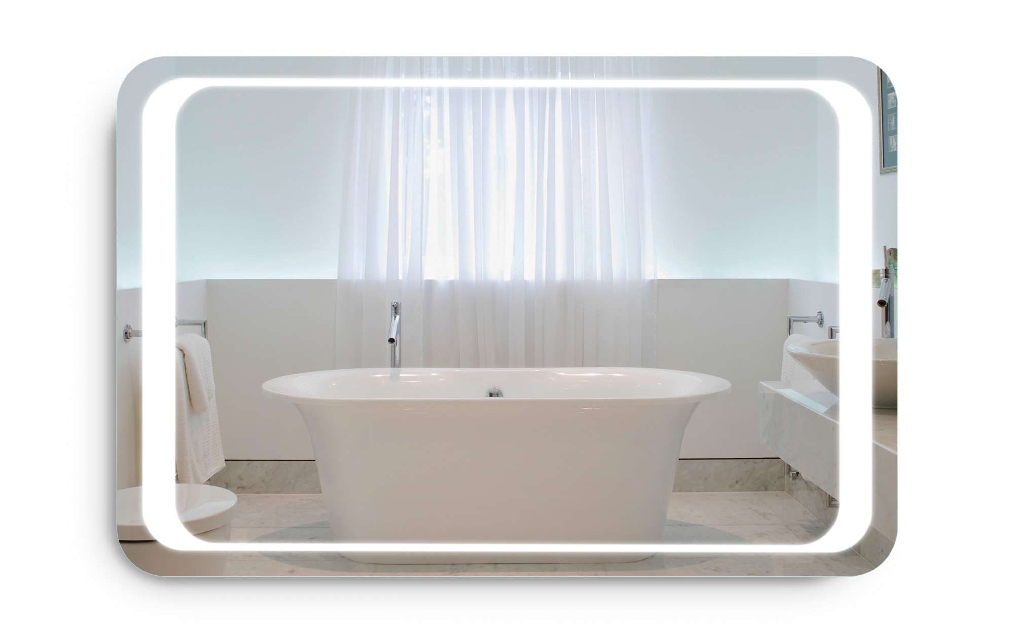 

Зеркало с LED подсветкой NEAPOL 90х120