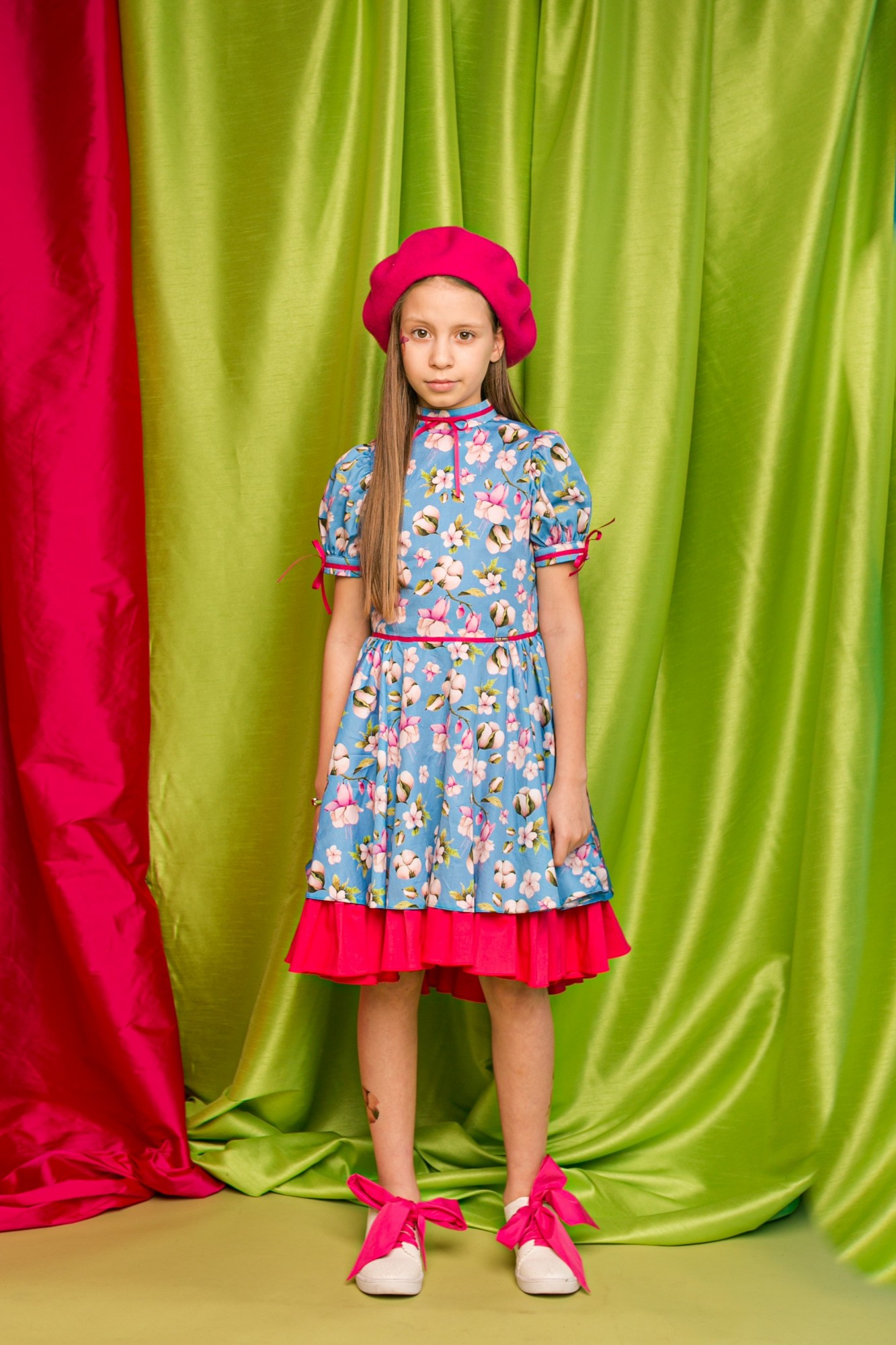 

Платье Lady Spring бирюзового цвета 122 см (7 лет)