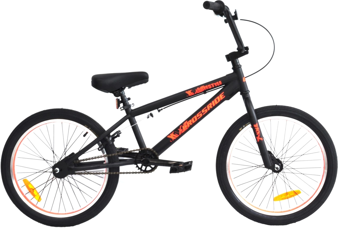 

Детский велосипед Crossride Freestyle 20" 10" Черно-оранжевый (0485-П)