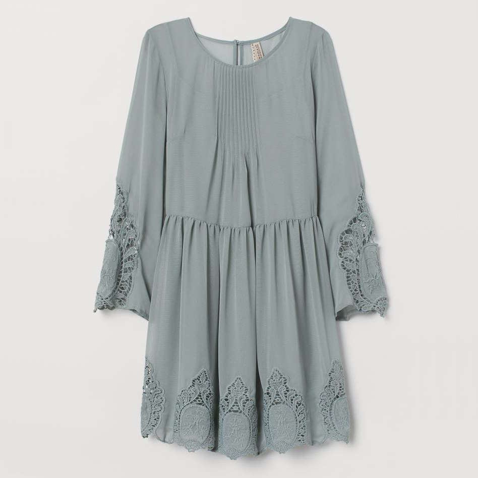 

Платье H&M 0730153001  (165/88А) Темно-зеленое, Платье H&M 0730153001 38 (165/88А) Темно-зеленое
