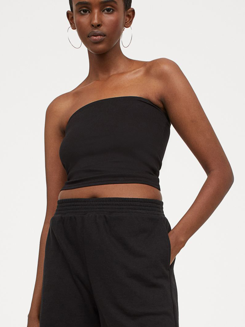 

Топ H&M 0840351001 S (165/88А) Черный