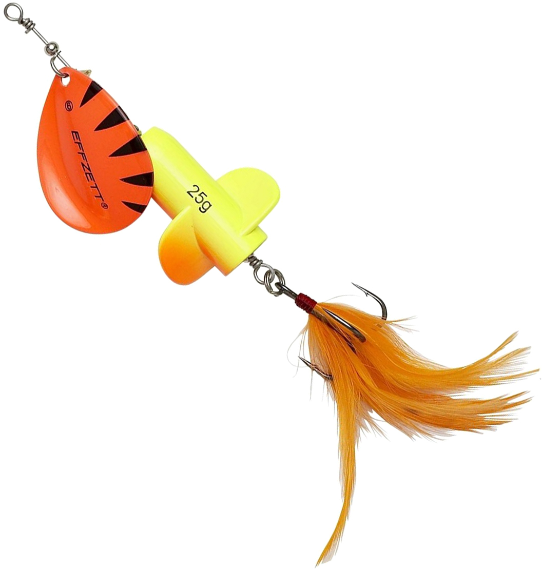 

Блесна-вертушка DAM Effzett Rattlin' Spinner 18 г 11 см (fluo yellow/orange) (60211)