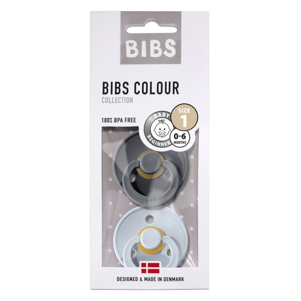 

Пустышка BIBS Iron + Baby Blue 0-6 мес.