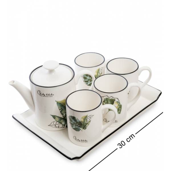

Чайный набор RSLe ceramics на 4 персоны MUG-303