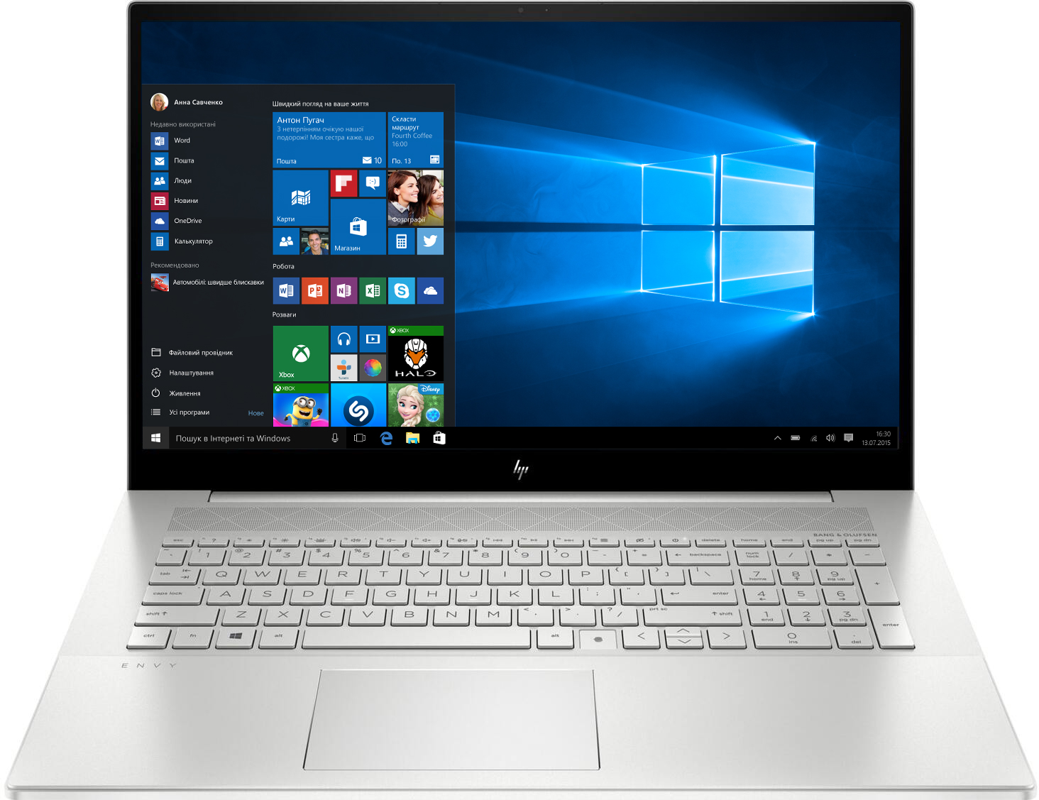 

Ноутбук HP Envy 17-ch0009ua (422P3EA) Silver