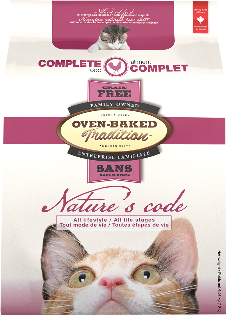 

Беззерновой сухой корм для котов Bio Biscuit Oven-Baked Tradition Nature’s Code со вкусом мяса курицы 2.27 кг