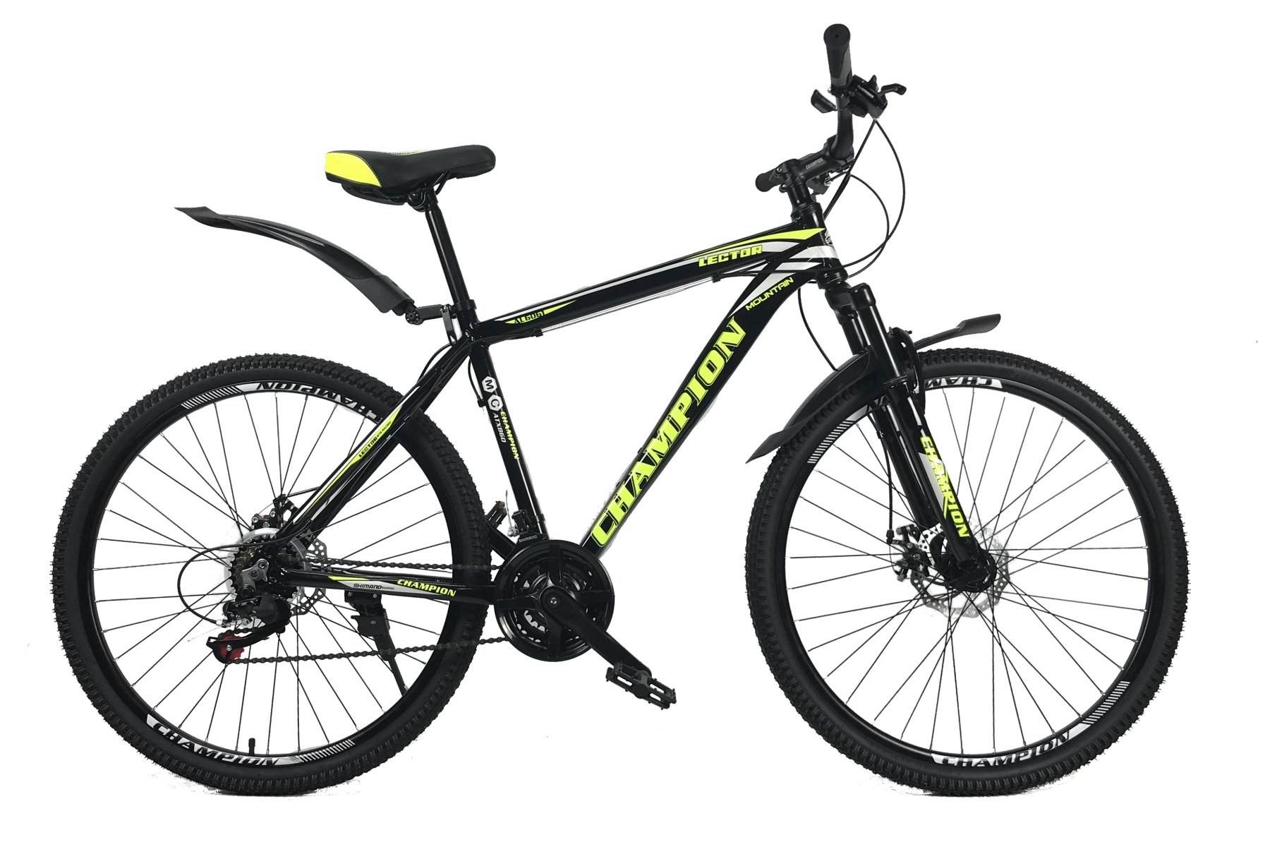 

Велосипед 29" Champion Lector рама 19" Черный-Жёлтый