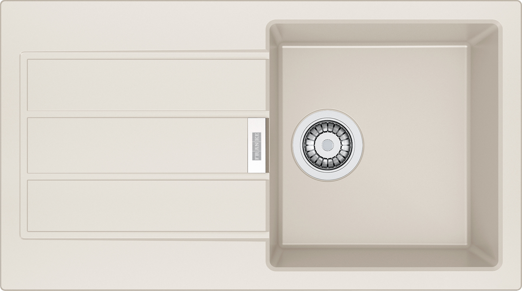 

Кухонная мойка FRANKE SID 611-78 Slim (114.0497.959) тектонайт ваниль