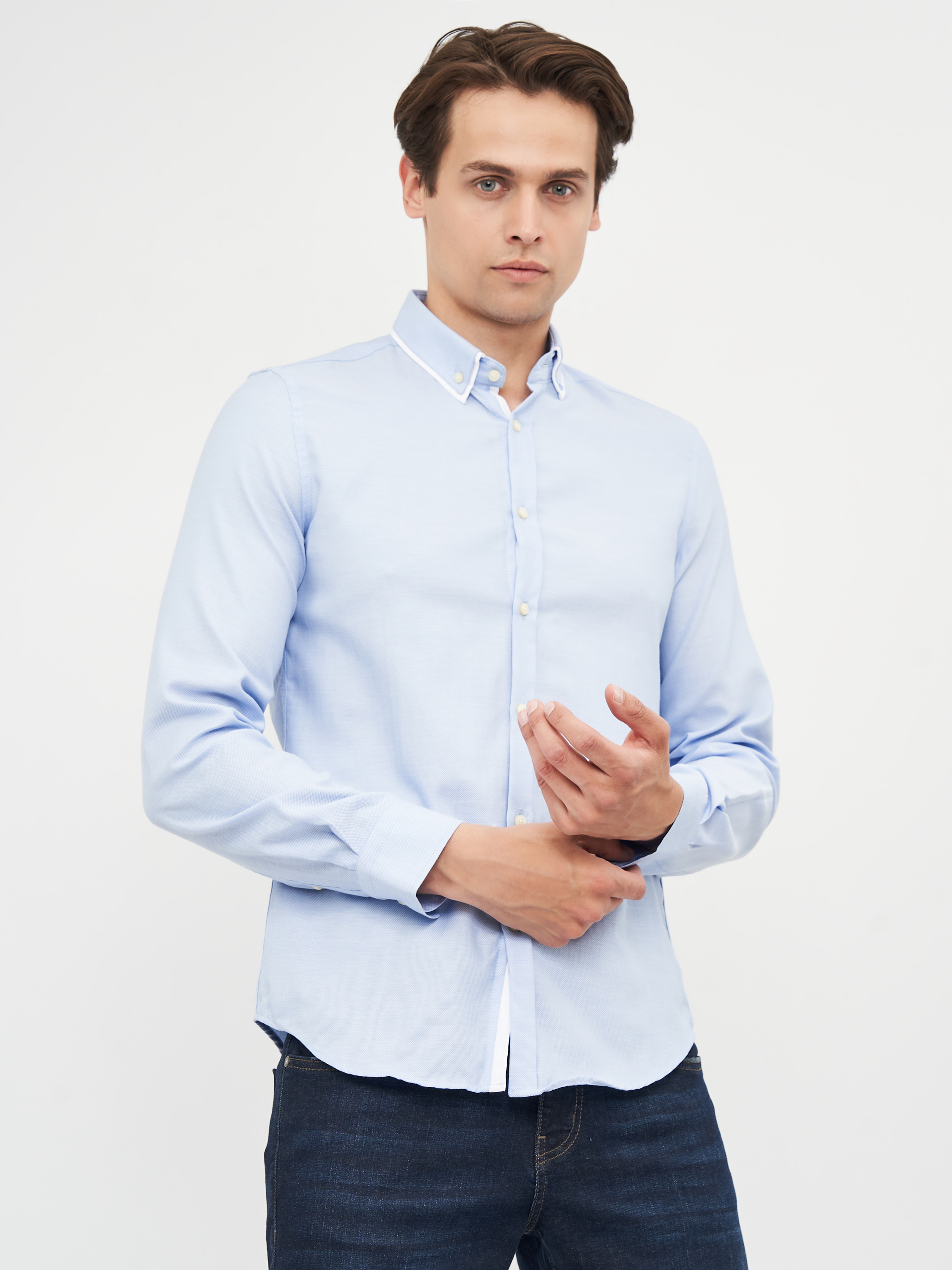 

Рубашка Koton 8KAM65780HW-600 S Blue