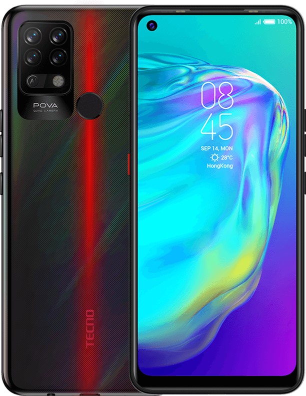 

Мобильный телефон Tecno POVA 6/128GB Dazzle Black