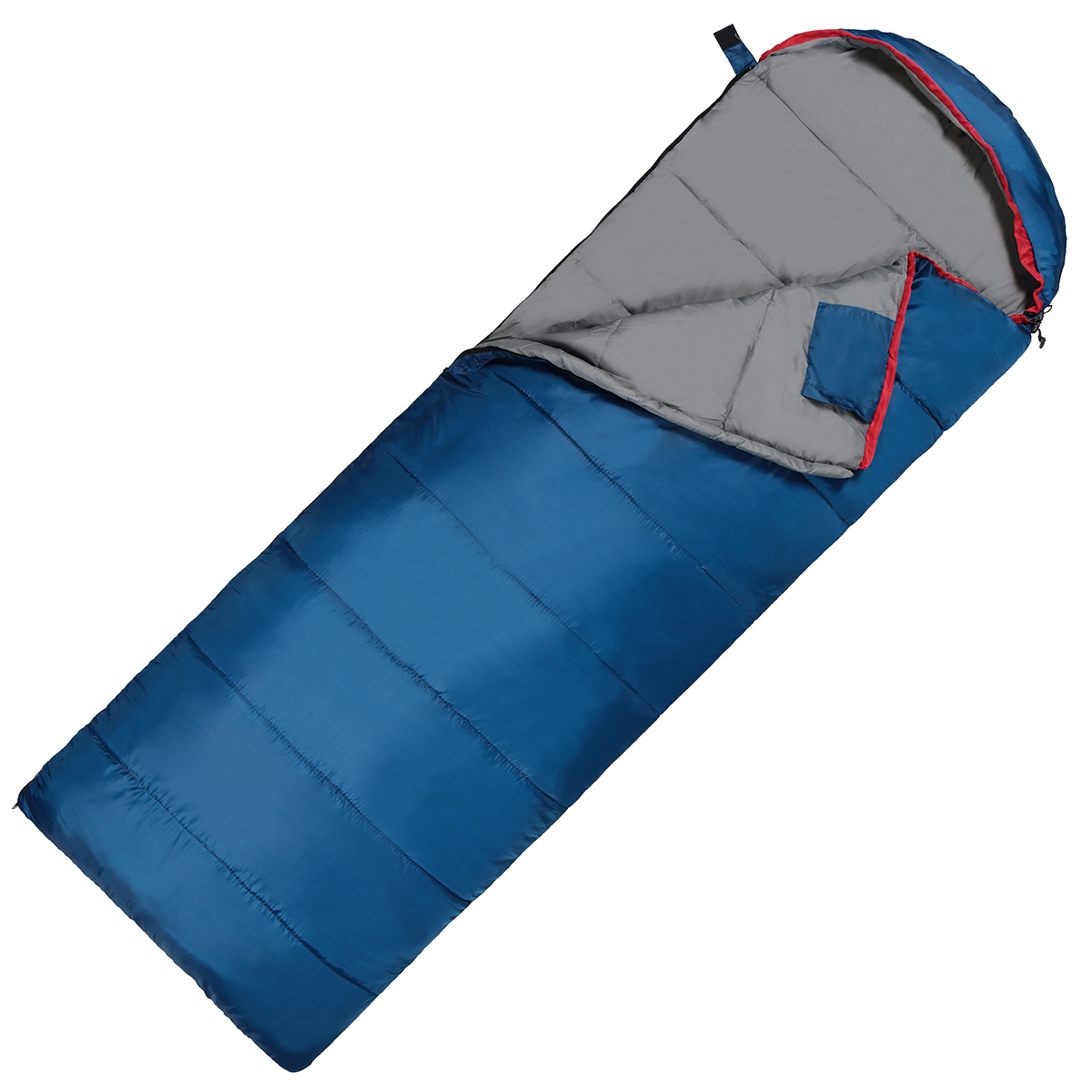 

Спальный мешок (спальник) одеяло SportVida SV-CC0070 -3 ...+ 21°C R Blue/Grey