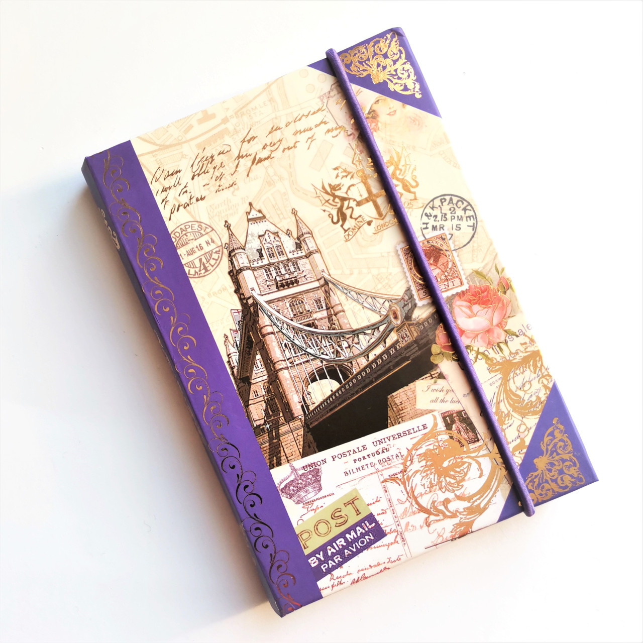 

Винтажный блокнот Vintage notebook "Тауэрский мост"