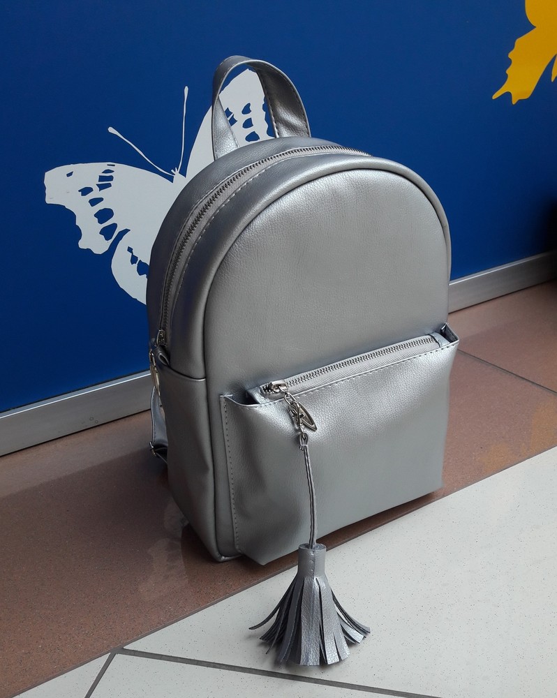 

Жіночий Рюкзак Sambag Kraft BES срібний