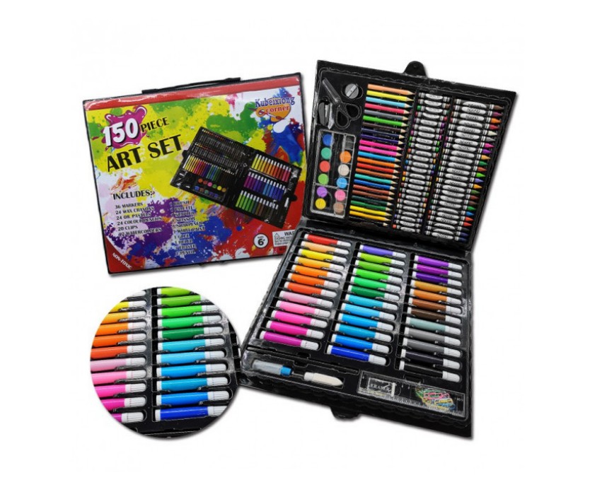 

Набор для рисования и творчества Super Mega Art Set 150 предметов Black