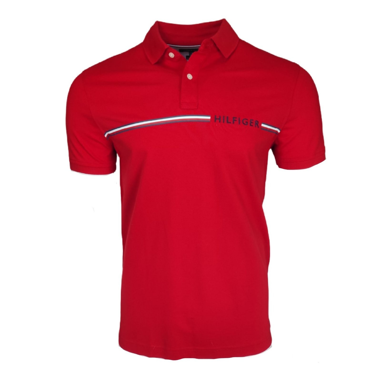 

Поло Tommy Hilfiger,с коротким рукавам,с логотипом,красный,78Е9325611,р.М