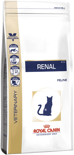 

Лечебный сухой корм для кошек Royal Canin RENAL FELINE для взрослых котов с хронической почечной недостаточностью (4 кг)